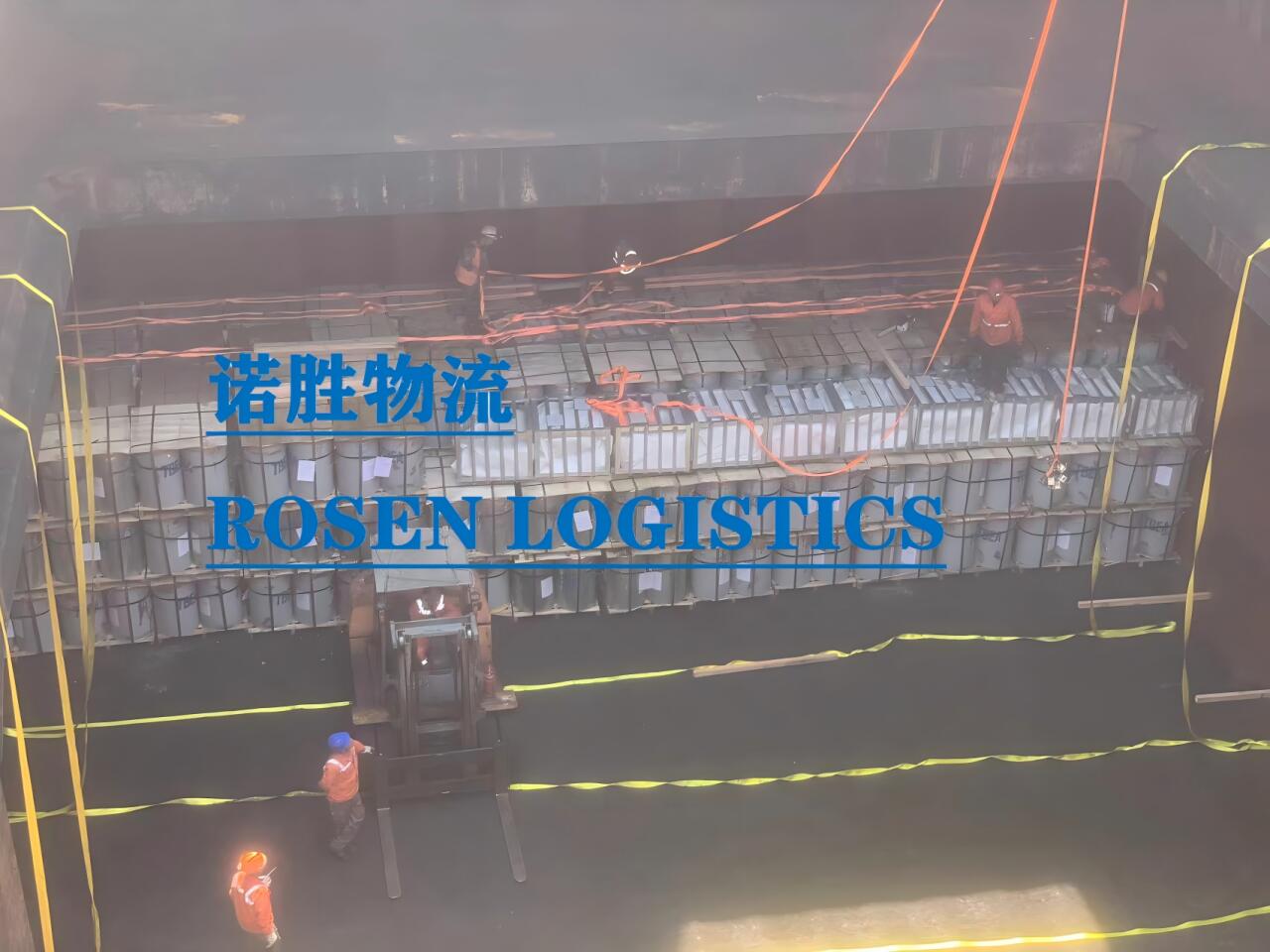 常熟码头工程机械重大件堆场 - 诺胜散杂船物流实拍